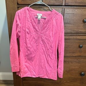 Lilly Pulitzer Pink Long Sleeve Top